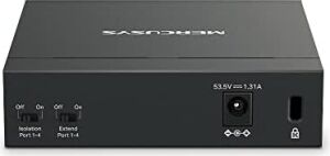 MS105GP, 5-Port Gigabit Desktop Switch With 4-Port Poe+
