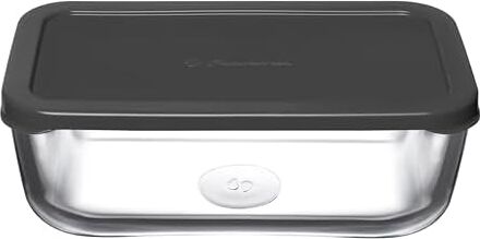 Snow Box Saklama Kabı 1225 cc Plastik Gri Kapaklı