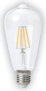 1 Adet Noas YL92 0131 Flament 4W LED Ampul 6500K Beyaz Işık E27 Duy