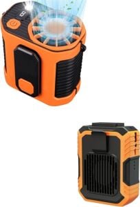 Turbo Mini Fan – Dijital Ekranlı, Sessiz & Şarjlı Serinlik!