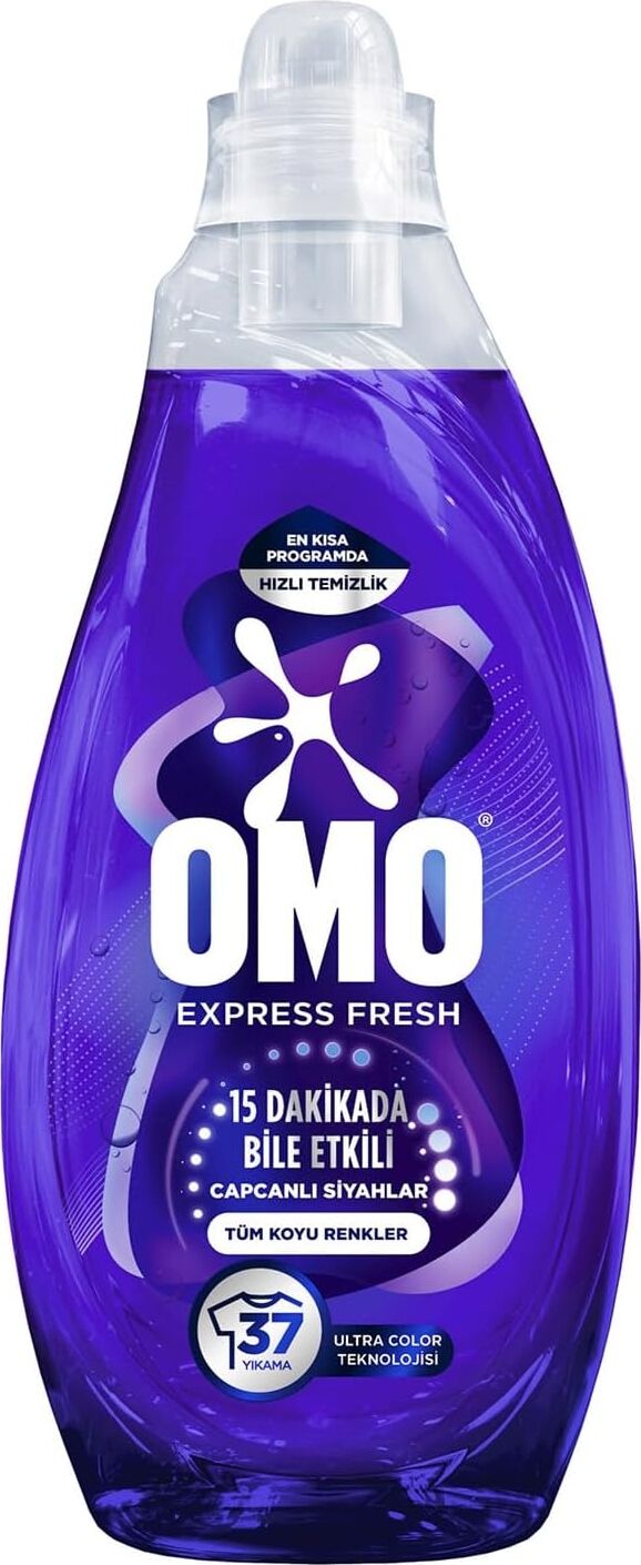 Express Fresh Capcanlı Siyahlar Tüm Koyu Renkler Sıvı Çamaşır Deterjanı 1480 ml