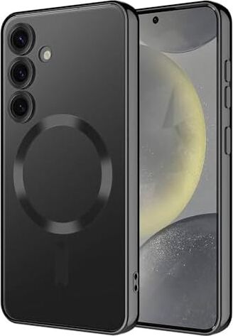 Spia  Galaxy S24 ile Uyumlu Kılıf Siyah Lime Kablosuz Şarj Özellikli ( Galaxy S24 ile Uyumlu, Siyah)