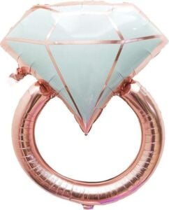 Bride To Be Rose Gold Yüzük Folyo Balon