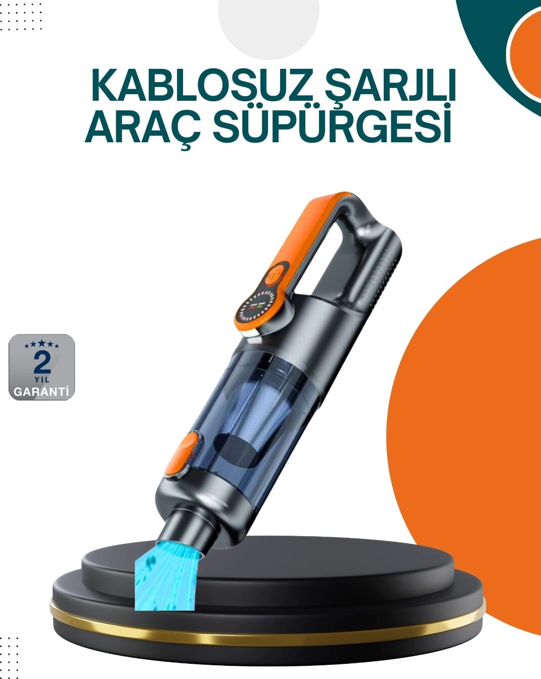 Kablosuz Vakumlu El Süpürgesi Güçlü Performans Çok Amaçlı