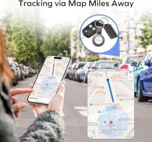 BR5W Pintag Find My Tracker Konum Belirleyici Beyaz