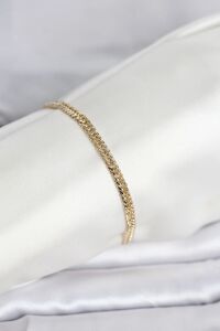 cm 14K Gold Renk Zincir Model Kadın Bileklik