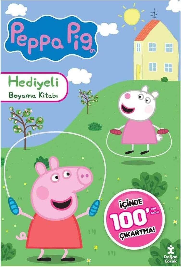 Peppa Pig - 100+ Çıkartma Hediyeli Boyama Kitabı