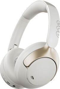 Qcy H3 Pro Hybrid Anc Hi-Res Ldac Bluetooth 5.4 Kafaüstü Kablosuz Kulaklık Çift Cihaz Desteği Beyaz