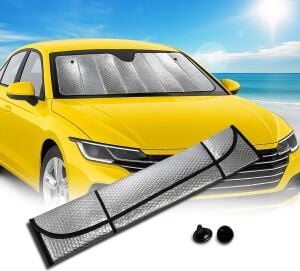 Araç Ön Cam Güneş Koruma Isı Önleyici Katlanabilir Model Fiat Egea Honda Civic Ford Focus Dacia Duster