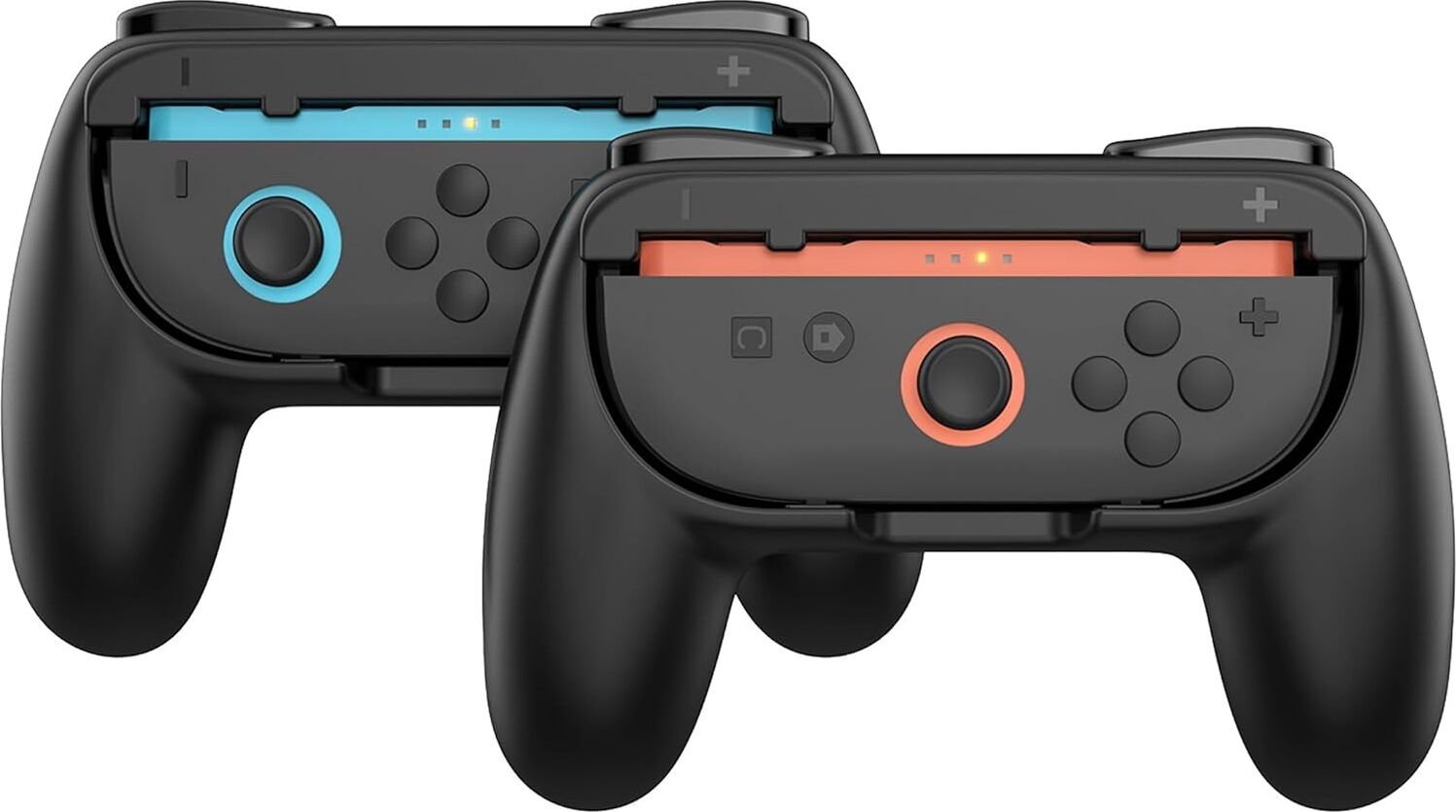 Dobe Fomıs Electronıcs Grips For Nintendo Switch2 Joy-Con, Left And Right Handle Grip For Switch2 Joy Cons Controller, 2 Pack (Black)