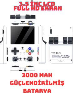 El Atarisi 3.5 Ultrahd Ekran Gamepad Retro Atari Psp/ps1/neogeo Fıfa Gta 20.000 Games Oyun Konsolu