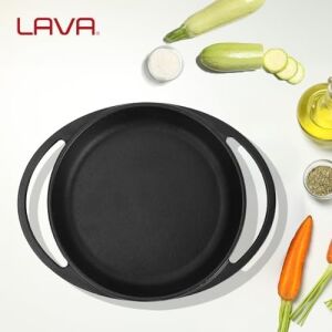 Pişirme Kabı Lv Eco Y Ft 16 Yuvarlak Tabak, Çap 16 Cm, Dökme Demir, Siyah