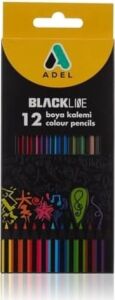 Blackline Boya Kalemi 12 Renk, Tam Boy