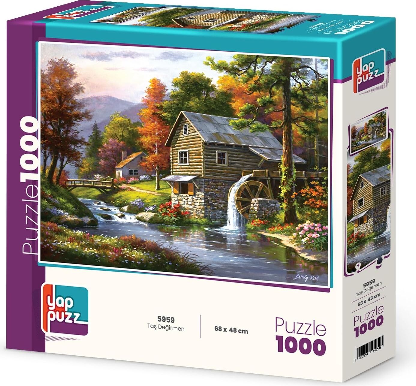 Taş Değirmeni 1000 Parça Puzzle