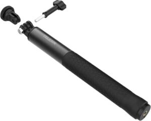 Telesın 90CM Selfie Stick (Aluminium Alloy) - Gopro HERO13/12/11/10/9, INSTA360 X5, X4, X3, Osmo Action 3/4/5 Pro Uyumlu Selfi Çubuğu