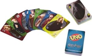Mattel Games Uno Harry Potter™ Unoò Harry Potter™ Kart Oyunu, Film Temalı 112 Kartlık Deste, 7 Yaş ve Üzeri Için FNC42
