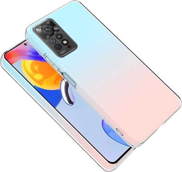 Xiaomi Redmi Note 11 Pro 4g/5g ile Uyumlu Kılıf Şeffaf Silikon Kamera Korumalı 3D