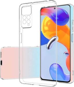 Xiaomi Redmi Note 11 Pro 4g/5g ile Uyumlu Kılıf Şeffaf Silikon Kamera Korumalı 3D