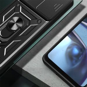 Ehr.  Galaxy A15 Uyumlu Kamera Korumalı Sürgülü Yüzüklü Tank Kılıf