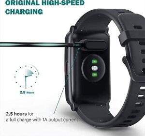Honor Band 7 ile Uyumlu Akıllı Saat Için Manyetik USB Şarj Kablosu Honor Band 7 ile Uyumlu Kablo Siyah