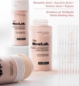 The New Lab Arindirici ve Yenileyici Enzim Tozu Peeling 100 G