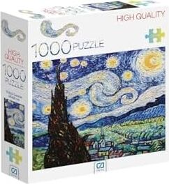 Yıldızlı Gece 1000 Parça 2,2mm Kalınlık 48X68CM Profesyonel Hobi Puzzle Yapboz Serisi