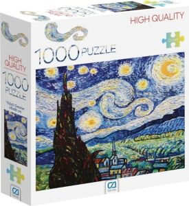 Yıldızlı Gece 1000 Parça 2,2mm Kalınlık 48X68CM Profesyonel Hobi Puzzle Yapboz Serisi