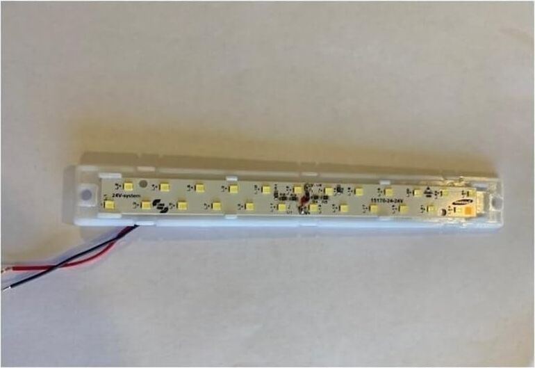 5 Adet 24V Dekoratif Tente & Pergola LED 20CM- Oval TABAN-(3000K Günışığı)