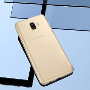 Galaxy J6 Plus Için Kılıf Transparent Soft Beyaz [galaxy J6 Plus ile Uyumlu Kılıf - Beyaz]