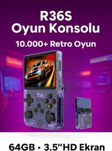 Taşınabilir Retro Oyun Konsolu - 3.5'' IPS Ekran, 21.000 Oyun ve Arkos Işletim Sistemi