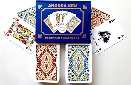 Angora Plastik Iskambil Kağıdı,biriç Oyun Kağıdı,playing Cards, Olympos