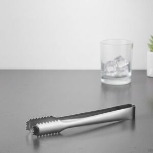 Metal 16 cm Buz ve Şeker Maşası | Tırtıklı Profesyonel Servis Maşası | 4.5 cm Ağız Açıklığı | Dayanıklı Mutfak Gereci