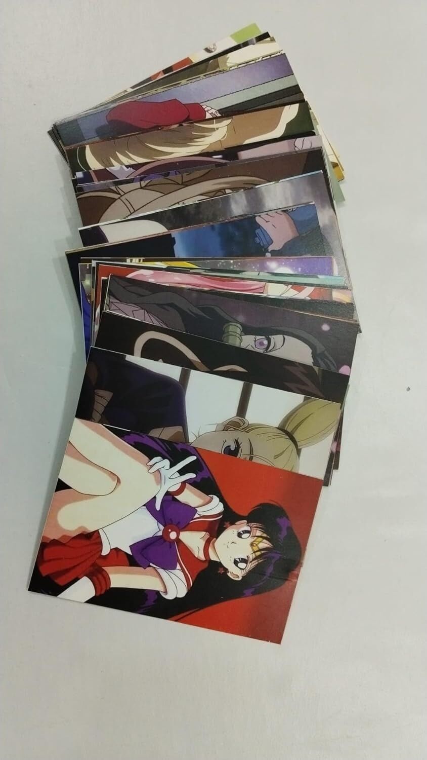 Anime Estetik Duvar Kolaj Seti - 50 Adet Sailor Moon, Demon Slayer ve Popüler Anime Temalı Fotoğraf Kartları, Otaku Manga Odası Duvar Dekoru, Genç Odası Poster Paketi (10X15 Cm)