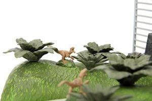 Jada Toys Jurassic World Nano Scene (17 x 18 Cm) - Jurassic Park Gate ile Oyun Arka Planı, 2 Metal Araba (Jeep Wrangler ve Ford Explorer) ve Dinozor Dekorasyonu, 6 Yaşından Büyük Hayranlar ve Çocuklar