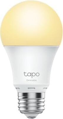Tapo L510E 2-Pack , Ayarlanabilir Akıllı Wi-Fi Ampulü, 806 Lümen, E27 Duy, 8,3W, Enerji Tasarrufu, Amazon Alexa ve Google Home ile Çalışır, Kısılabilir Yumuşak Sıcak Beyaz, Hub Gerekmez