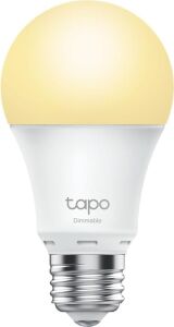 Tapo L510E 2-Pack , Ayarlanabilir Akıllı Wi-Fi Ampulü, 806 Lümen, E27 Duy, 8,3W, Enerji Tasarrufu, Amazon Alexa ve Google Home ile Çalışır, Kısılabilir Yumuşak Sıcak Beyaz, Hub Gerekmez