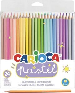 Carioca Pastel Renkli Kuru Boya Kalemi 24'lü
