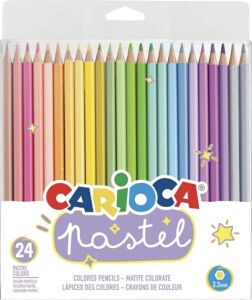 Carioca Pastel Renkli Kuru Boya Kalemi 24'lü