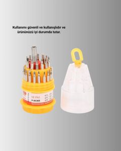 Elektronik Tamir Tornavida Seti Ateşe Dayanıklı ve Ergonomik