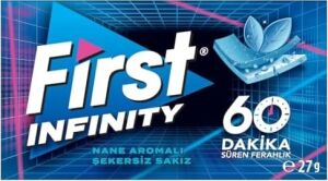 First Infinity 60 Dk Nane Aromalı Şekersiz Sakız 27 gr