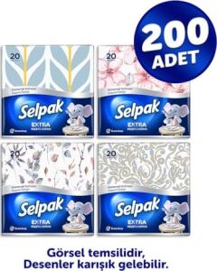 Extra Desenli Peçete 20'li