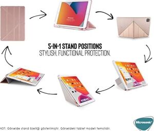 Galaxy Tab A9 Kılıf Origami Pencil Lila [galaxy Tab A9 ile Uyumlu Kılıf - Lila]