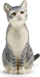 Schleich World Oturan Kedi