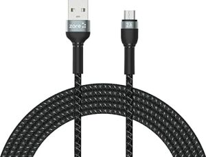 Senon Zore Shira Serisi Micro USB Kablo 3m Siyah