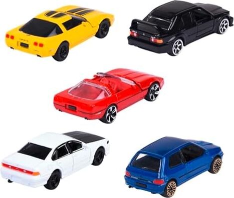 , 212052021,  Youngster 90S 5 Li Araç Seti, Die-Cast (Metal), 7,5 Cm, Açılabilir Parçalar, , Serbest Tekerlekli