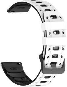 ile Uyumlu Mecha Style 22MM Kordon Gt6/gt6 Pro/gt5/gt5 Pro/gt4/gt3/gt3 Pro/gt2/gt2 Pro 46MM Için Nefes Alabilen Gt6 Pro Kordonu Yumuşak Doku Çift Renk Gt6 Kordon
