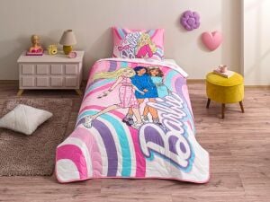 Imagine Standart Pamuk-Polyester Nevresim Takımı, Pembe, Tek Kişilik