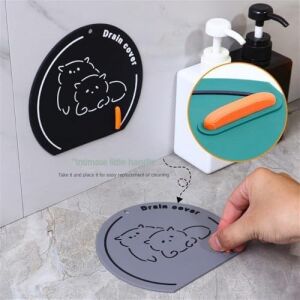 Banyo ve Mutfak Lavabo Koku Önleyici Gider Koruyucu Silikon Sızdırmaz Ped 1 Adet Yeşil
