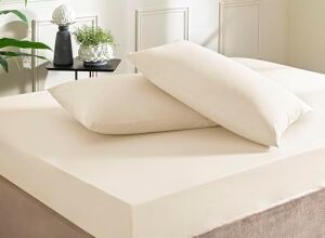 Color Dreams  King Size Fitted Çarşaf Seti Ekru