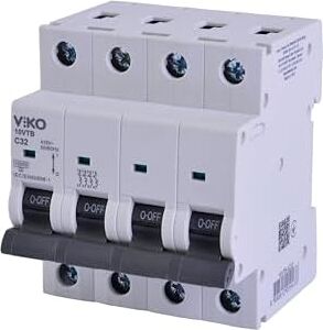10VTB-4C32 Otomatik Sigorta 10KA C Tipi 4 Kutup 32A